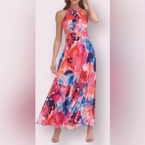 ELIZA J - Watercolor Floral Maxi Dress